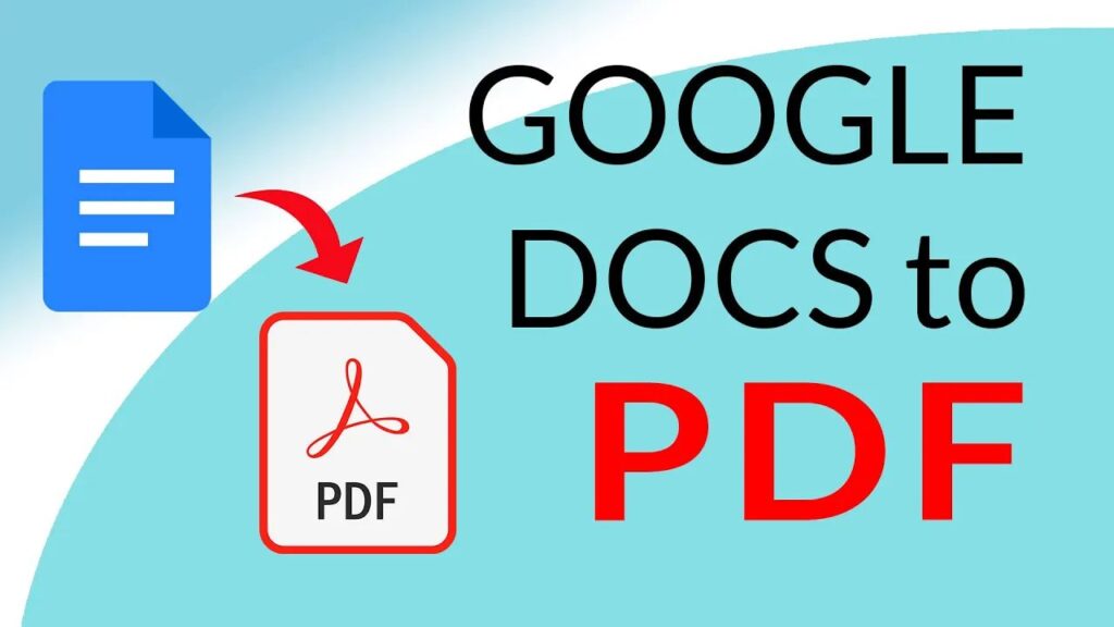 Convert Google Docs to PDF